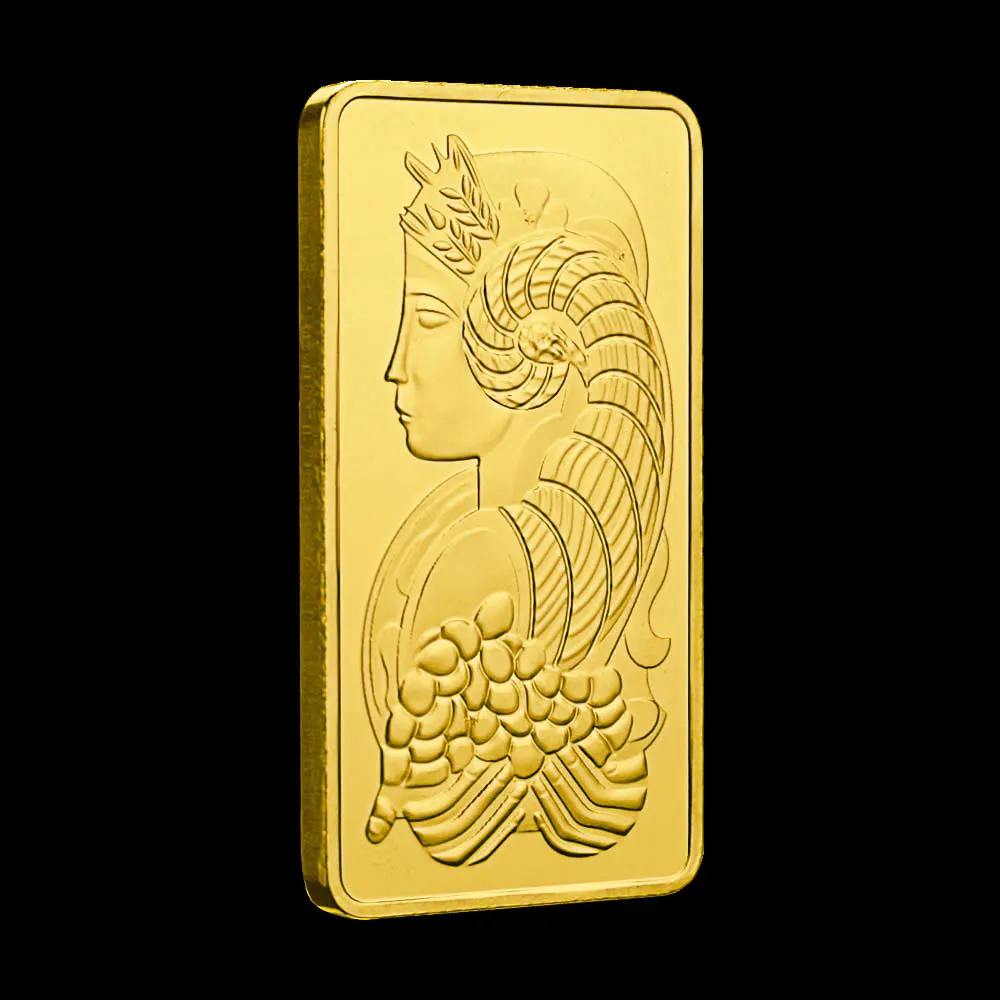 Швейцарский банк золотая монета памятная с золотым покрытием сувенирная