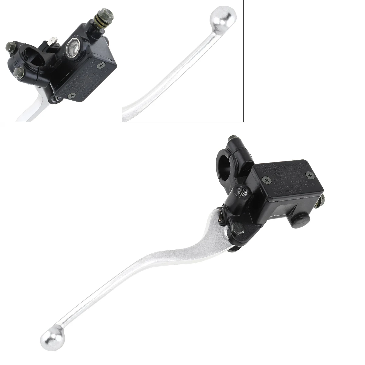 1pcs M10 Motorcycle Upper Front Brake Clutch Master Cylinder CNC Pump Reservoir Hydraulic Lever for Honda |