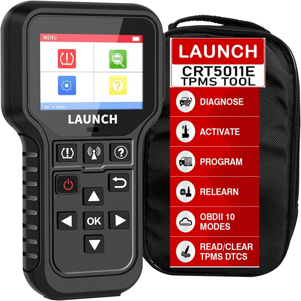 Фото LAUCH X431 CRT5011E TPMS Инструмент для диагностики давления в шинах 315 МГц/433 МГц Датчик активации OBD Автоматическая стационарная программа выпускного №1
