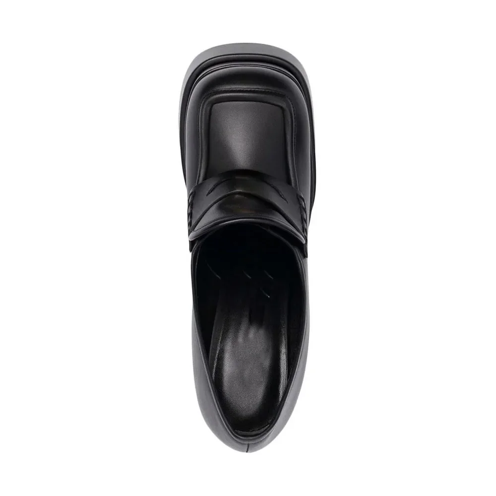 Arden Furtado/2024 осенние туфли Мэри Джейн на высоком каблуке платформе без шнуровки с