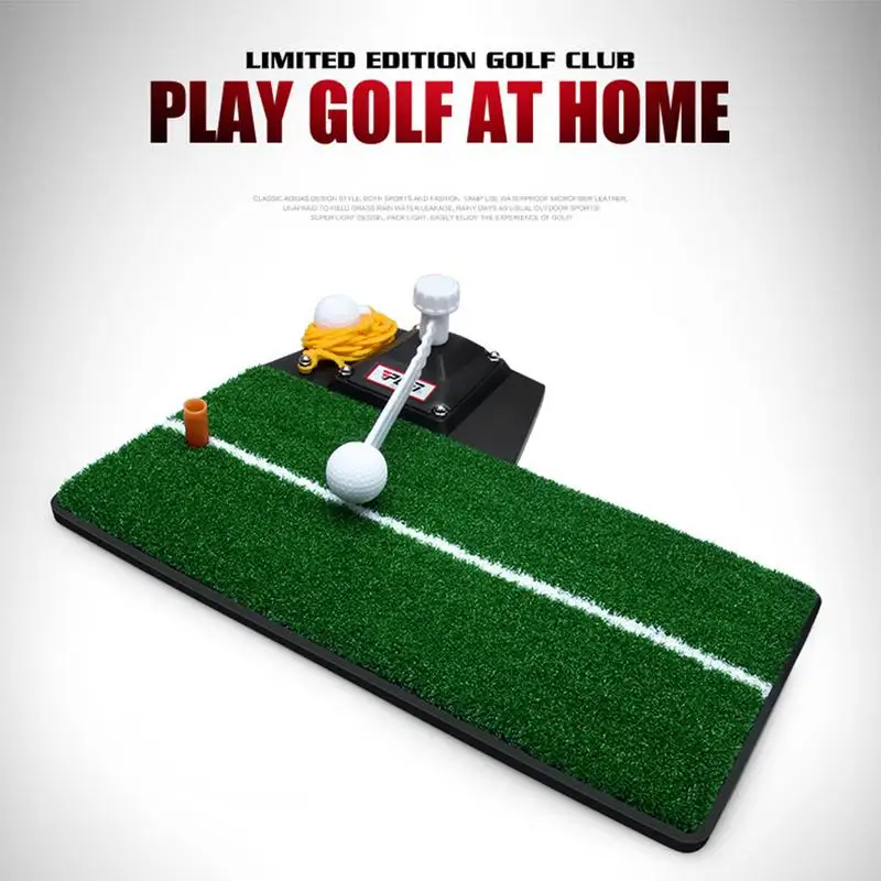 

Trainers Golf Practice Device Durable Indoor Golf Swing Mat Mini Outdoor Indoor Protable Golf Swing Trainer Mat For Beginner