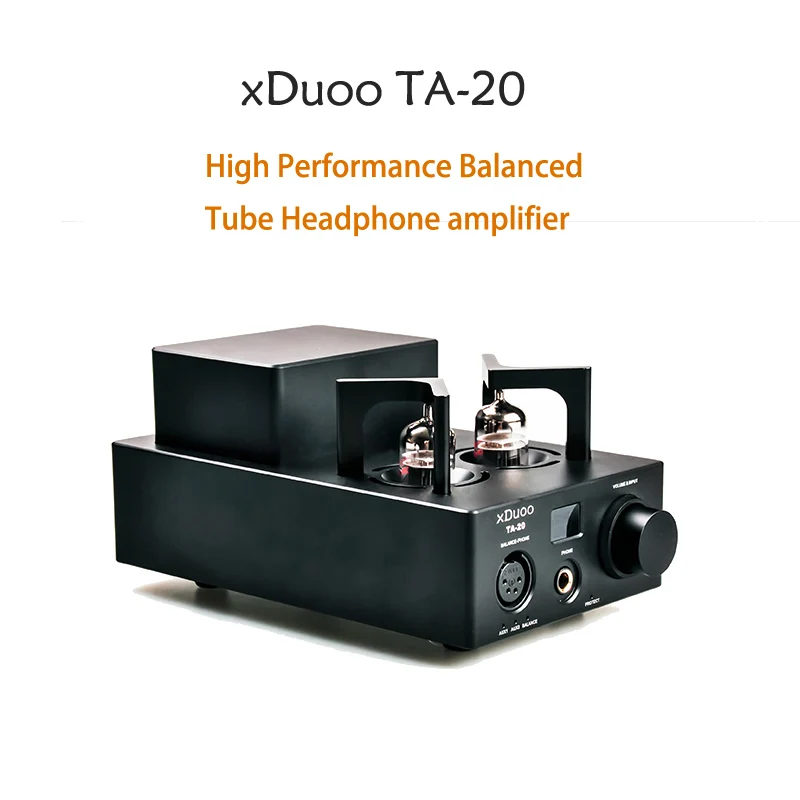 XDUOO TA-20 HIFI High Performance Full Balanced Classical 12Au7 Tube Stereo Audio Headphone Amplifier with XLR AUX AMP |