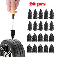 20pcs vacuum tire repair nails tubeless tire puncture repair rubber repair tool set accessories for motorcycle car truck scooter