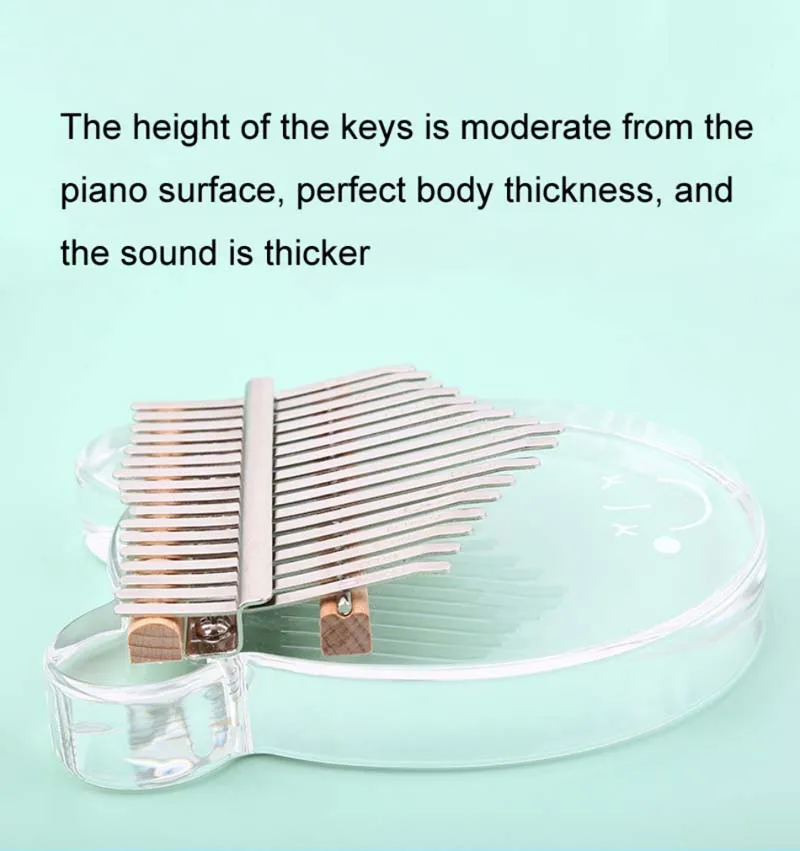 Kalimba большой палец пианино 17 клавиш Африканский музыкальный инструмент