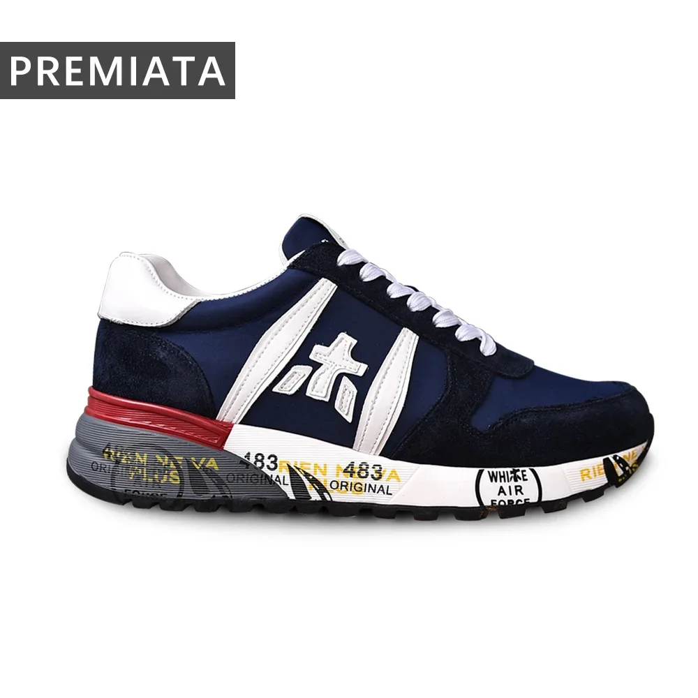 PREMIATA/мужская легкая роскошная простая модная спортивная обувь в стиле ретро