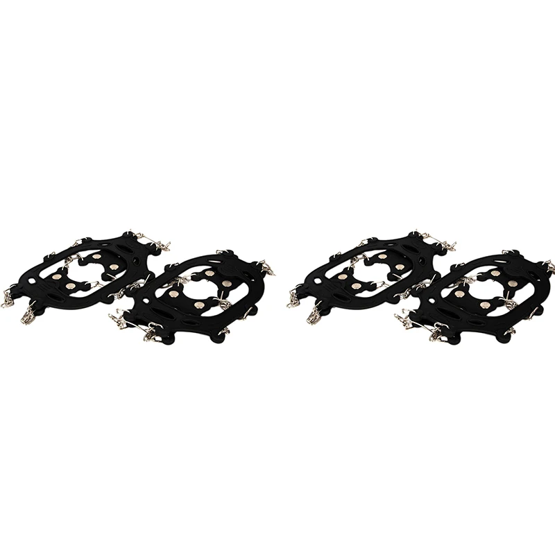 

12 Teeth Ice Crampons Shoes Crampons Anti-Slip Ice Gripper Hiking Cleats Spikes Traction Ice Floes Walking Shoe Cover