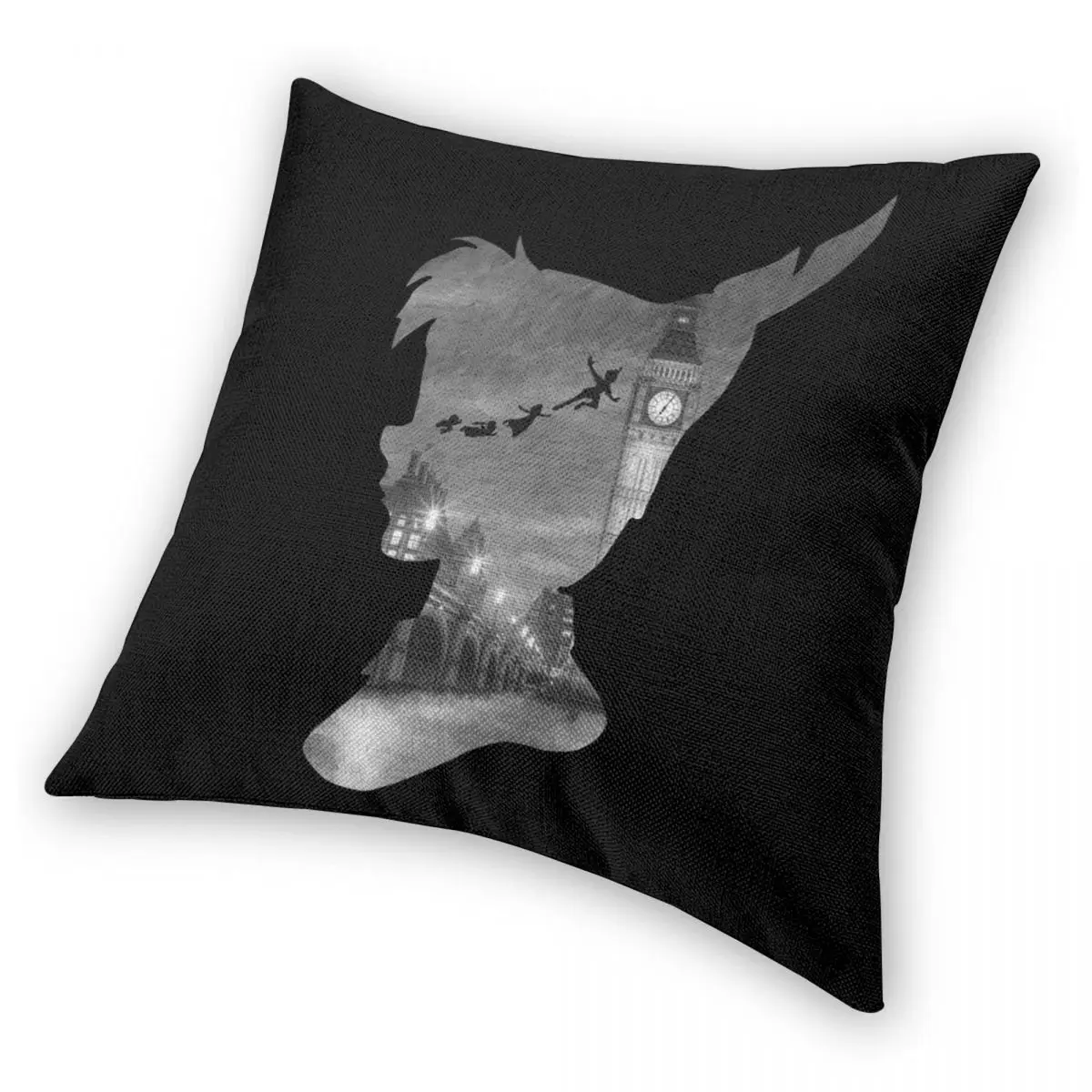 Декоративный чехол Питер Пэн из полиэстера и льна 45x45 |