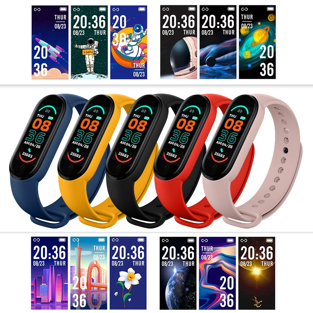 

Sports SmartWatch New Smart Band Waterproof Heart Rate Blood Pressure Monitoring Smart Bracelet Men Woman For Android IOS