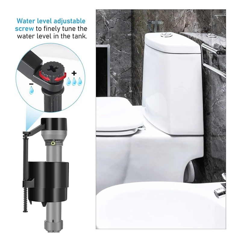 Клапан для заполнения унитаза 2 комплекта сменный комплект поплавка с