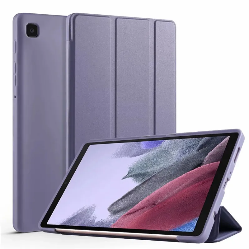 

For Samsung Galaxy Tab A7 Lite 8.7 SM-T220 T225 Tablet Case Tri-fold Hard PC Back Cover Tab A7 Lite 2021 Case + FilmPen