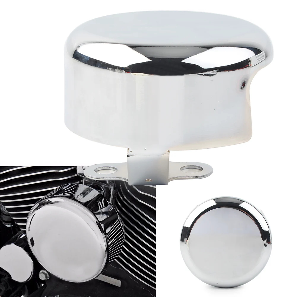 

Chrome Motorbike Smooth Horn Cover Steel for 1991-2017 Harley Davidson Big Twin Softail FLHX FLT FLHT Dyna Bad Boy
