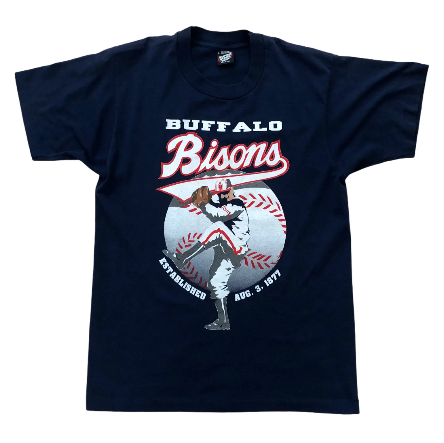 Винтажная бейсбольная Футболка с длинным или коротким рукавом в стиле 1920-х минор