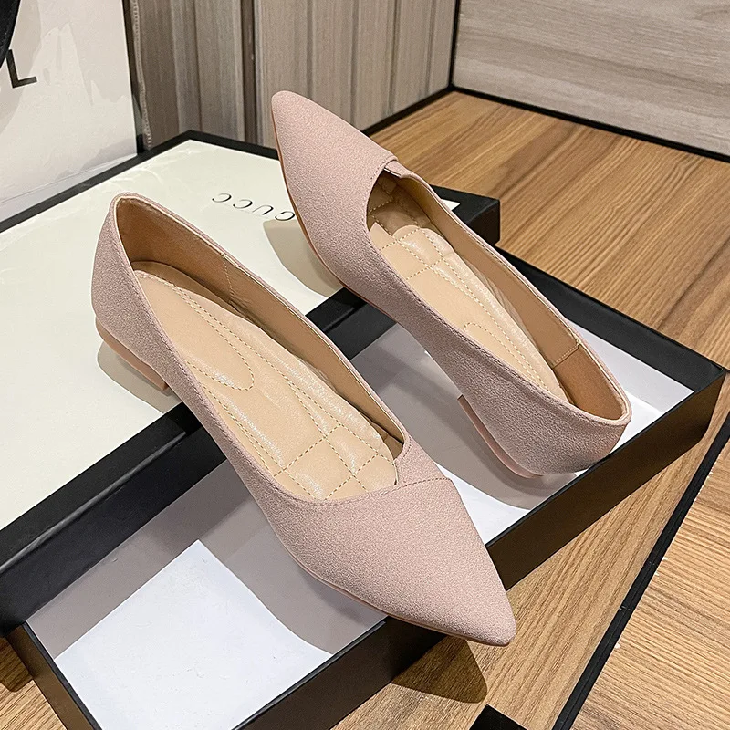 Hot Selling Pointy Toe Women Dress Casual Ladies Office Shoes Flats