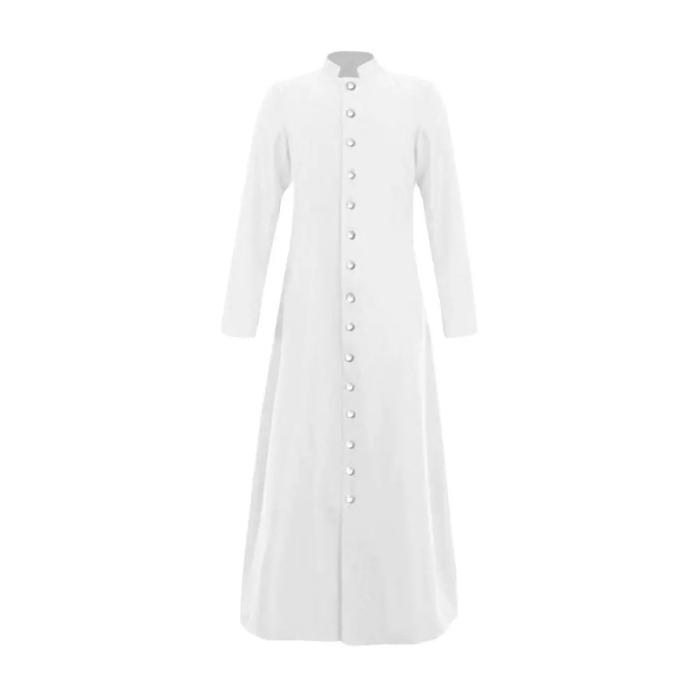 Новый тренчкот церковного священника Каскадный халат для Священного