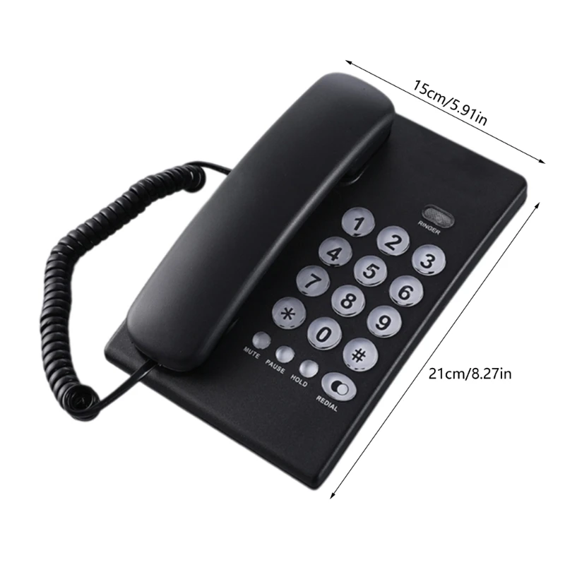 Английский телефон проводной стационарный для домашнего офиса фиксированный