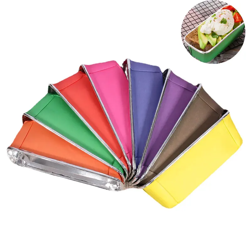 

Cake Box Cupcake 50Pcs/set Rectangle Cake Cups Muffin Cups Bread Box Cake Baking Tray Case for Party Wedding Decorating Tools