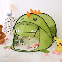 indoor kids tent playhouse zipper toy castle boy cartoon little dinosaur form toy screen window tent girl simulation camping
