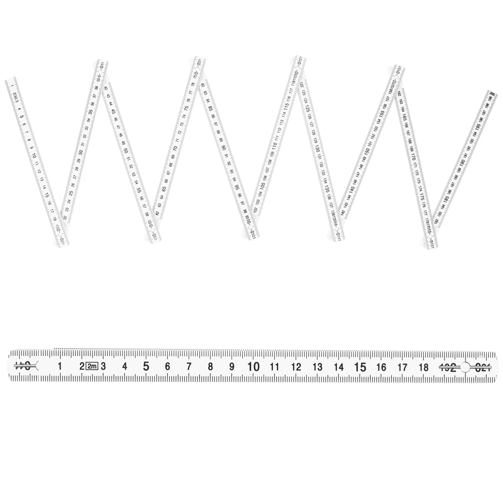 

Folding Ruler Woodwork Rulers Foldable Plastic Measurement Measuring Rotary Tools