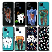 beautiful beautiful tooth phone case for realme c35 c20 c25 c21 c12 c11 c2 oppo a53 a74 a16 a15 a9 a54 a95 a93 a31 a52 a5s case