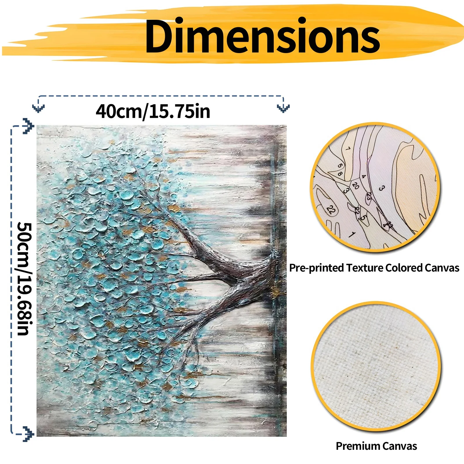 Цифровая живопись сделай сам без рамки ручная роспись искусственная акриловая