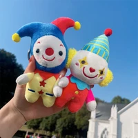 creative funny prank clown doll keychain personality car backpack pendant jewelry cute couple keyring exquisite gift for kids
