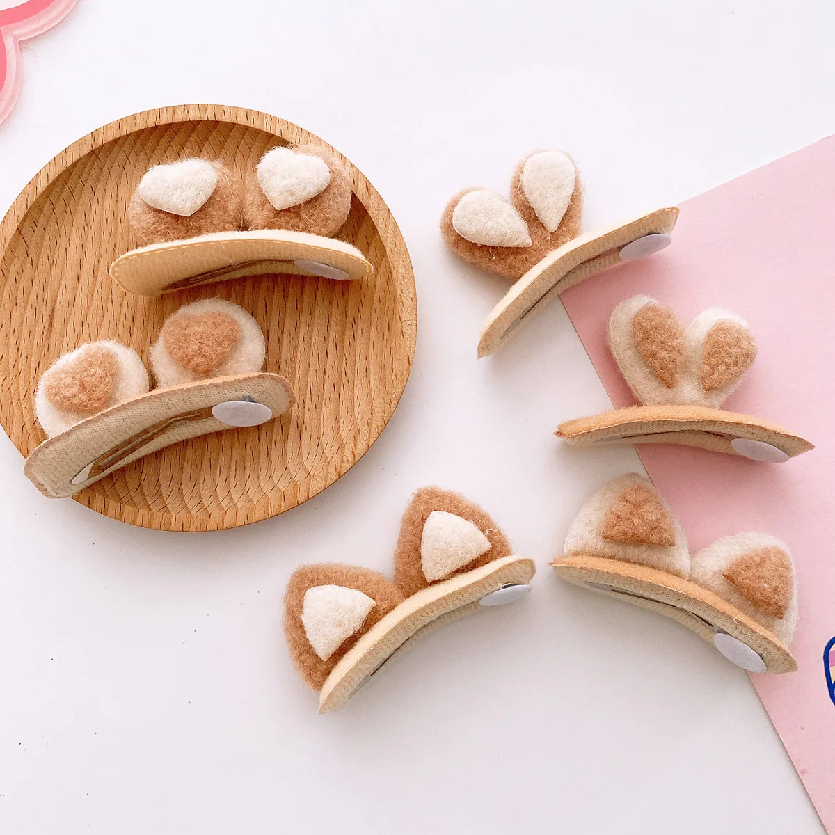 

2 шт. новые модные милые трехмерные плюшевые заколки для волос в стиле принцессы для маленьких девочек заколки для волос Детские аксессуары ...