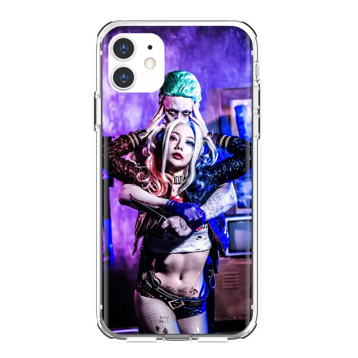 Мягкие чехлы joker-the-dark-knight-and-Harley-Quinn для Samsung Galaxy Note 10 20 A3 A5 A6 A7 A8 A9 J7 J6 J4 Plus 2016 2018 2017 |