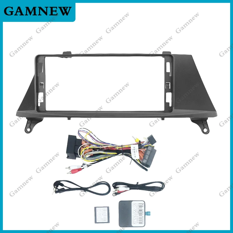 

12,3-дюймовая автомобильная рама, адаптер для фасции, Android-радио, комплект панели для крепления приборной панели для BMW X5 2008-2013, левый руль