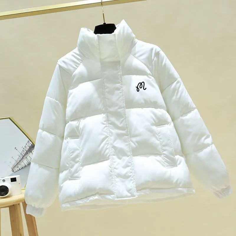 

Женская одежда для гольфа, сезон осень-зима 2022, теплые стеганые куртки с воротником-стойкой, дамские пуховые пальто из хлопка, ветрозащитная...