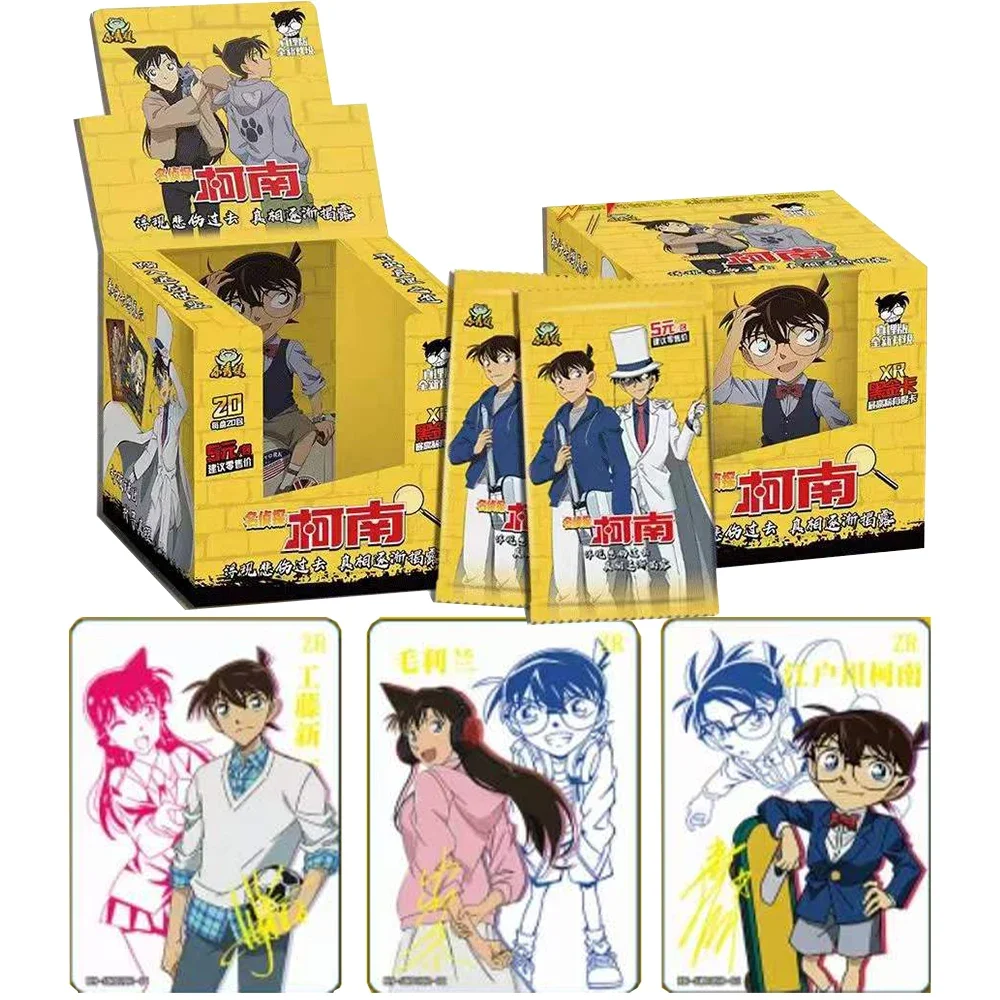 

The new Famous Detective Conan Card The Third Bullet XR Black Flash Card TSR Colorful Bronzing Card Collector Card Gift