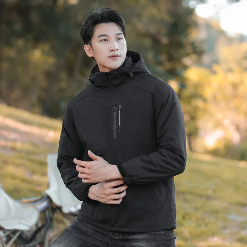 55-115 кг мужское ветрозащитное хлопковое пальто больших размеров уличное