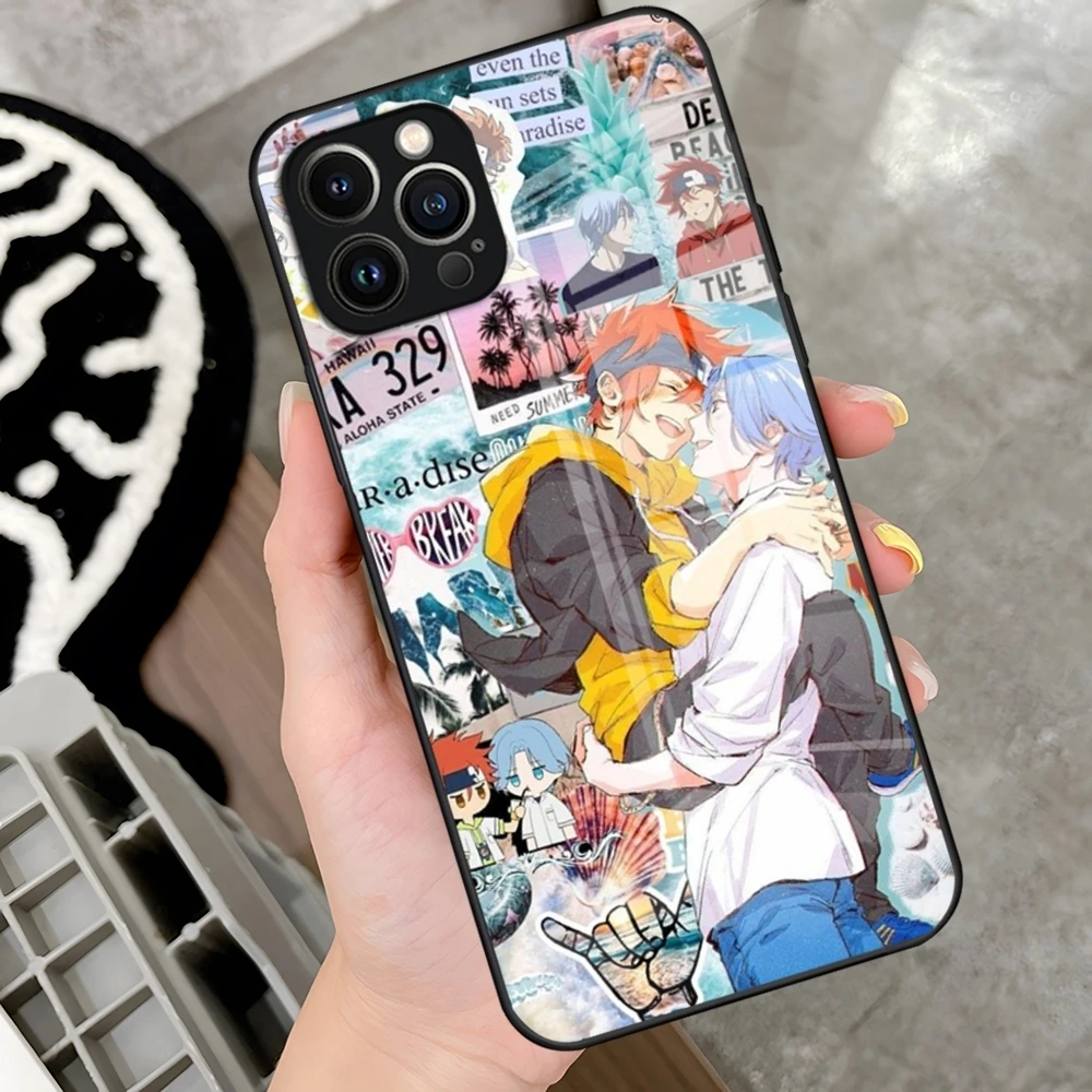 Чехол для телефона с аниме SK8 The Infinity IPhone 16 15 14 Pro 11 13 12 Mini XS XR Max 6 8 7 Plus SE стеклянный