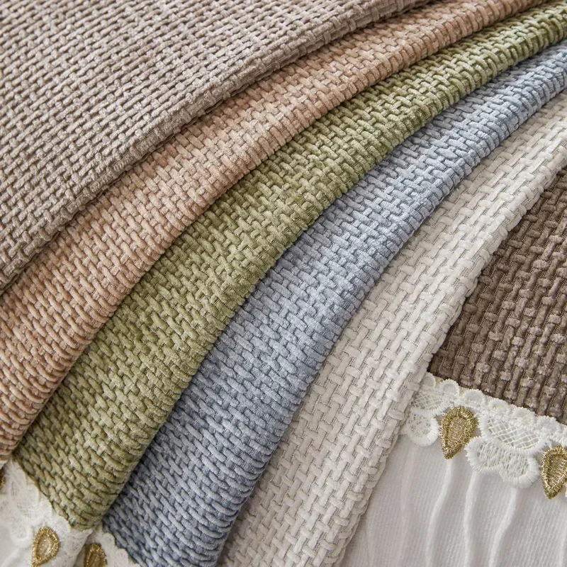 Универсальный чехол для дивана из синели Four Seasons противоскользящая подушка