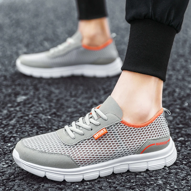 Men Sneakers Summers Flats Walking Shoes Breathable Soft Sports Shoes Casual Mens Sneakers