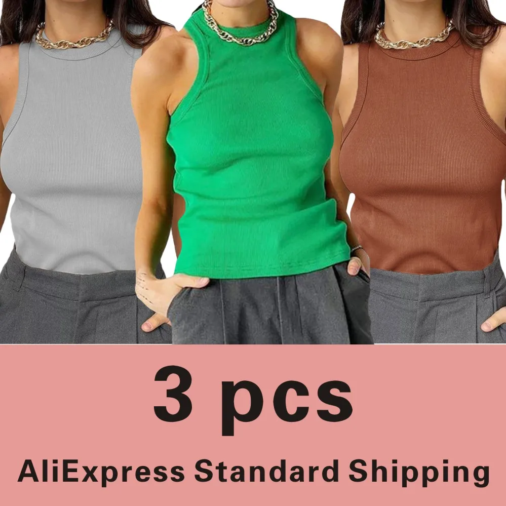 

Майка женская белая из трех предметов, повседневный жилет с открытыми плечами, майка без рукавов, рубашка с воротником-стойкой, на лето