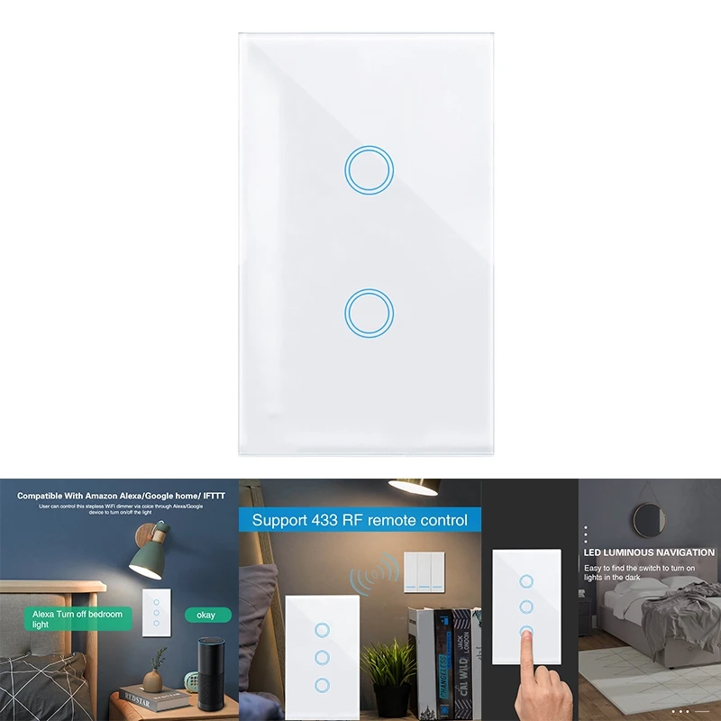 

Умный выключатель с поддержкой Wi-Fi, 190-250 В