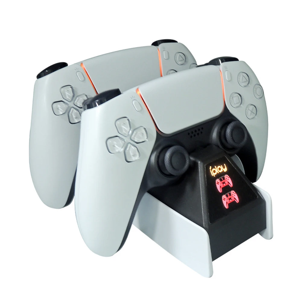 electronic machine accessories game controller dual charger dock stand for sony ps5 charging with led indicator free global shipping