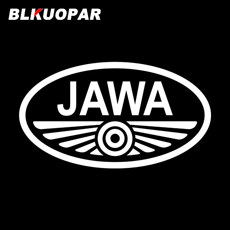 

BLKUOPAR JAWA логотип графика личность Водонепроницаемая наклейка багажник шлем мотоцикл лобовое стекло бампер гоночный автомобиль Наклейки для декора