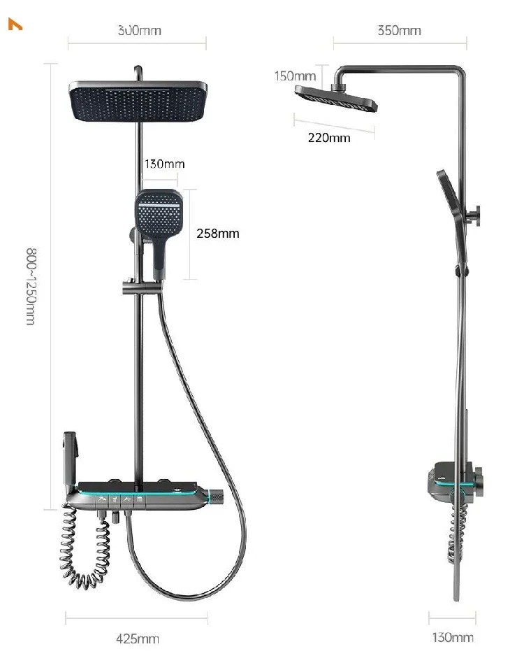 Meiyani горячая Распродажа бронзовый серый настенный цифровой дисплей