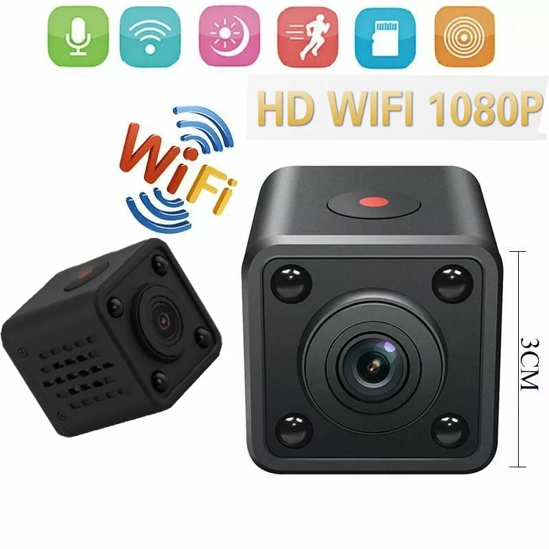 

HD 1080P HDQ9 Mini Wireless WiFi Camera With Infrared Night Vision Motion Detection Small Cam Car Miniature Camcorder