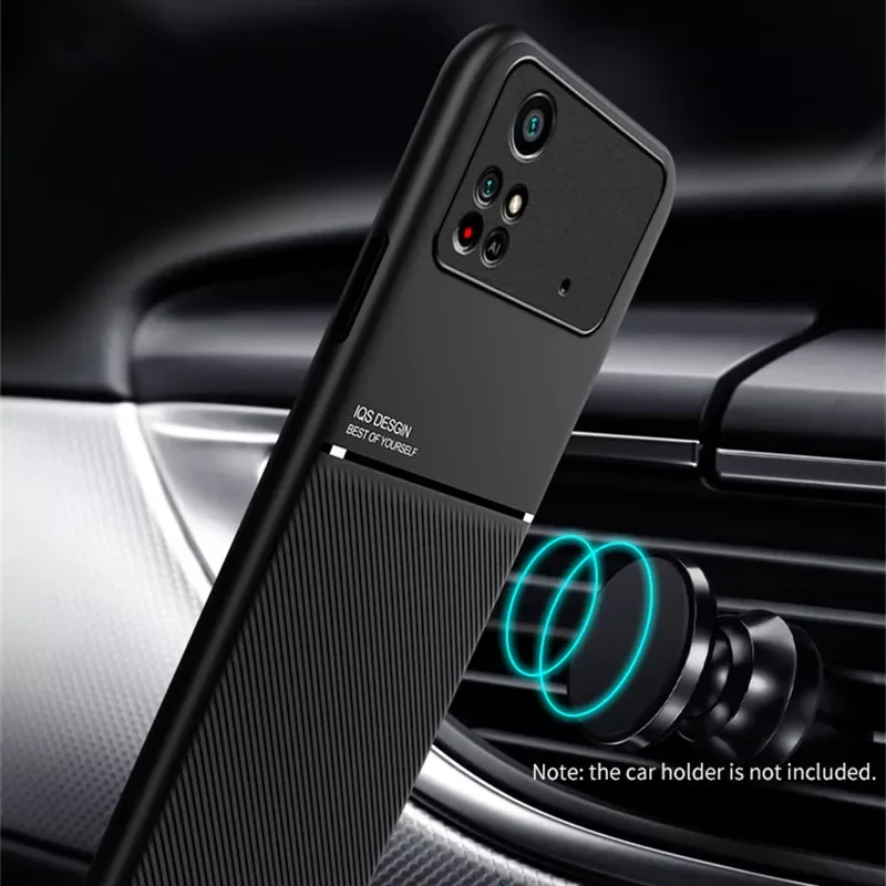 New in M4 Pro 4G Case Car  Holder Leather Back Cover for POCO Poko Pocco Little M4Pro M 4 Pro 4Pro M4 Pro power bank iphone 14 p