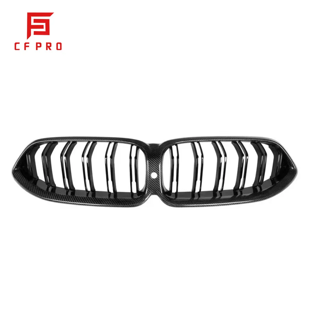 V-образный передний бампер из сухого углеродного волокна воздухозаборник