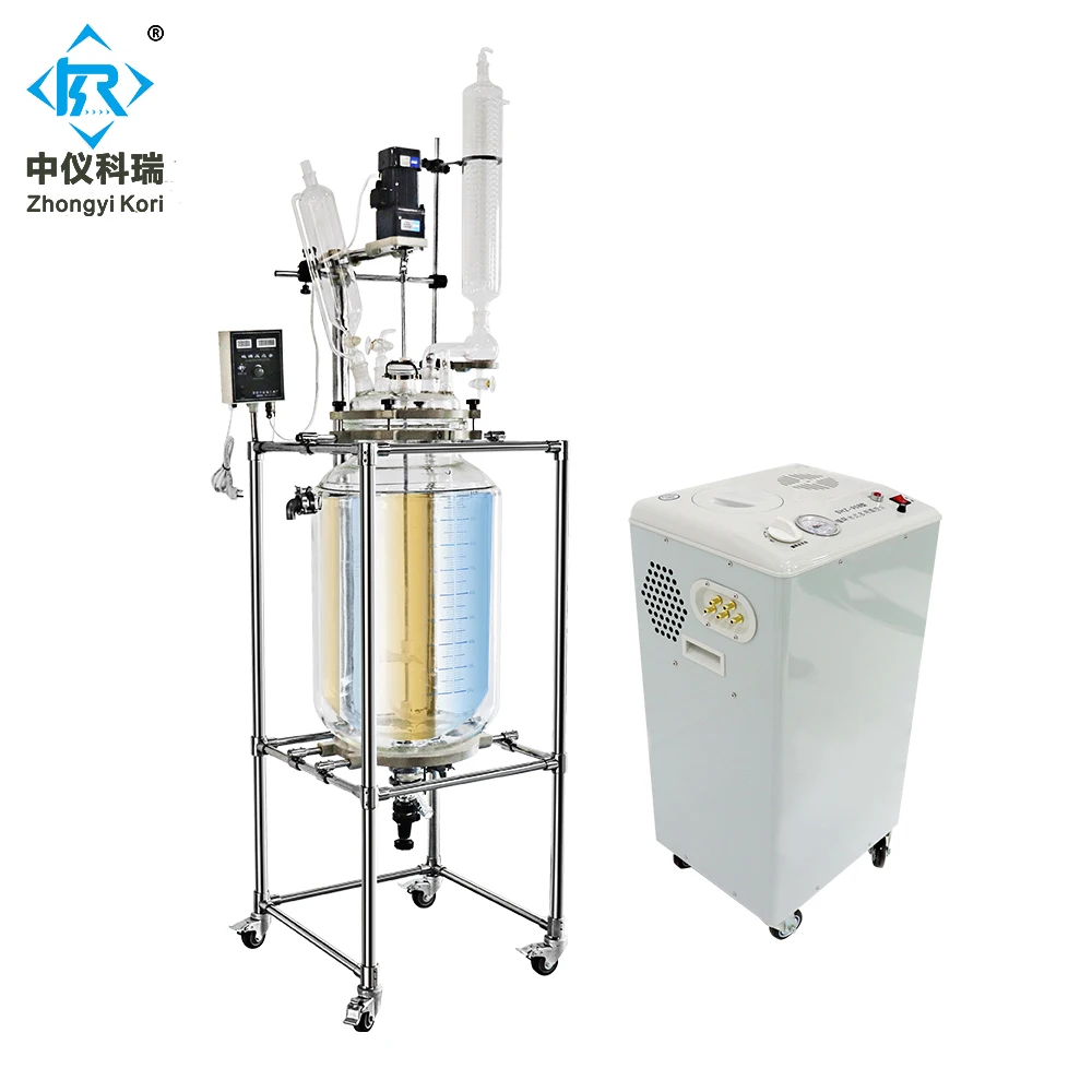 

China double-jacketed reactor with jacket vessel tank for heating and cooling