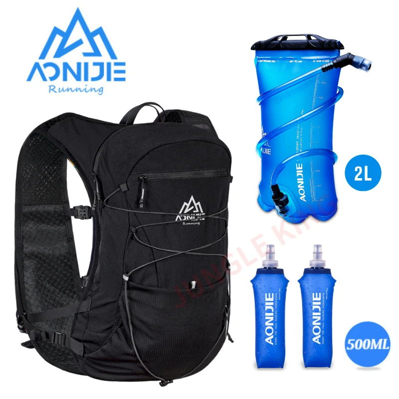AONIJIE C9112 Unisex Outdoor Running Off-Road Backpack Lightweight Hydration Pack Travel Bag Vest Harness Hiking Rucksack 12L