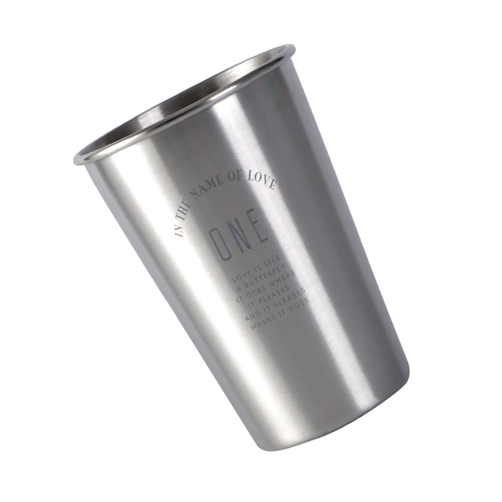 

1PC Unbreakable Stainless Steel Drinking Cup Cup Coffee Mug for Home Kitchen