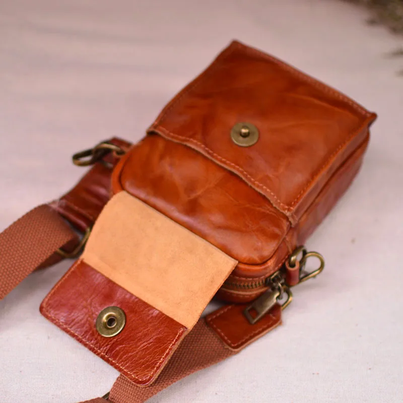 AETOO Новая многофункциональная японская винтажная сумка из воловьей кожи кожаная