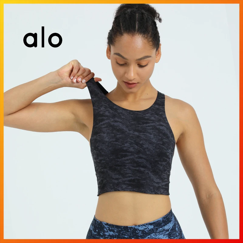 

Alo Yoga Women's Sports Vest Fitness Training Sports Bra Women's Sports Underwear Running Shaping Gym High-intensity Elasticity