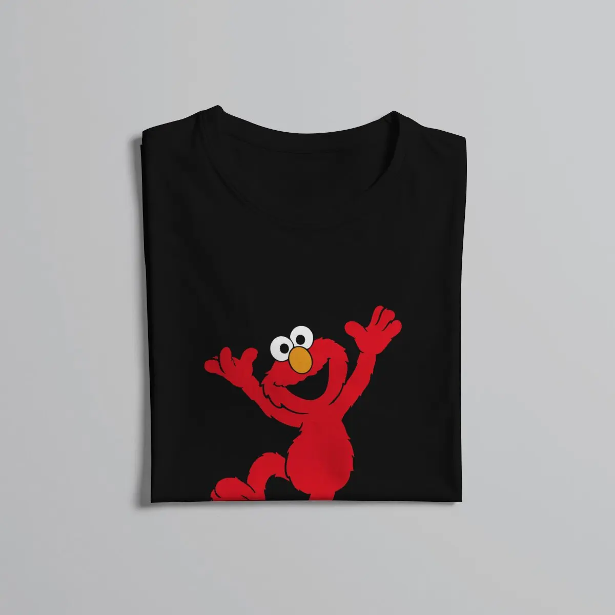 Мужская футболка с улицами кунжута модная стильная Elmo Hipster Ofertas круглым вырезом и