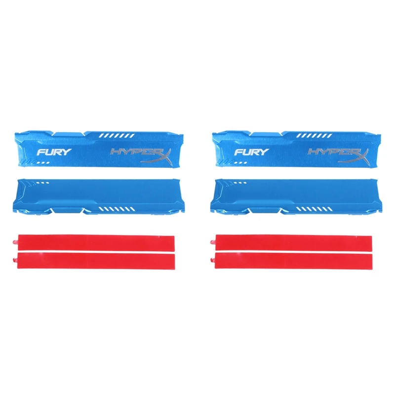 

2X RAM Heatsink Radiator For Ram DDR3 Memory Cooler Cooling Heat Sink Desktop Memory Radiator DDR2 DDR3 DDR4 Blue