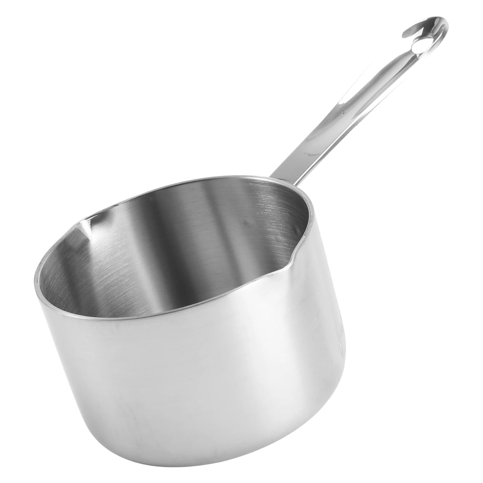 

1Pc 300ml Stainless Steel Saucepan Practical Coffee Pot Cooking Pot